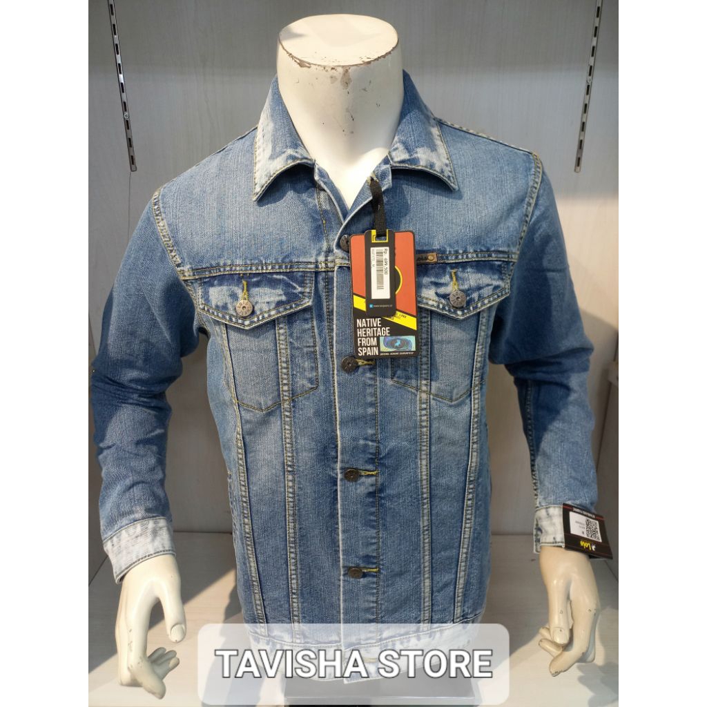 Jaket Denim Pria LOIS Original Premium - Regular Fit Stylish Casual Cowok | Di Jamin Ori 100% Best S