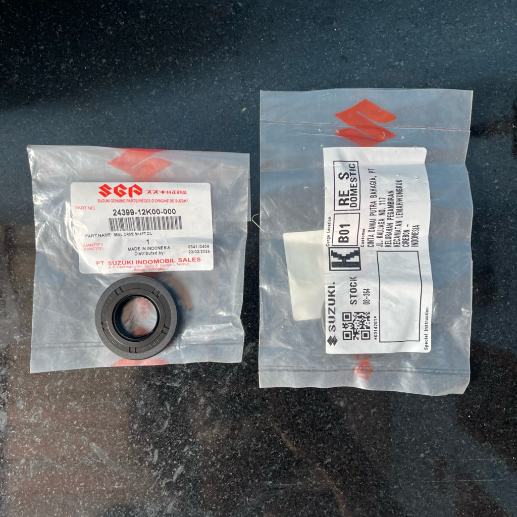seal sil gear gir depan all new suzuki satria FU 150 fi original 100% 24399-12K00-000