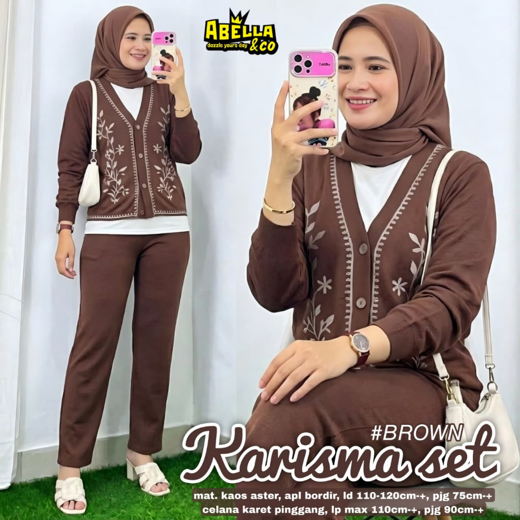 Pakaian Wanita HQ KARISMA SET From AbELLA FASHION STORE