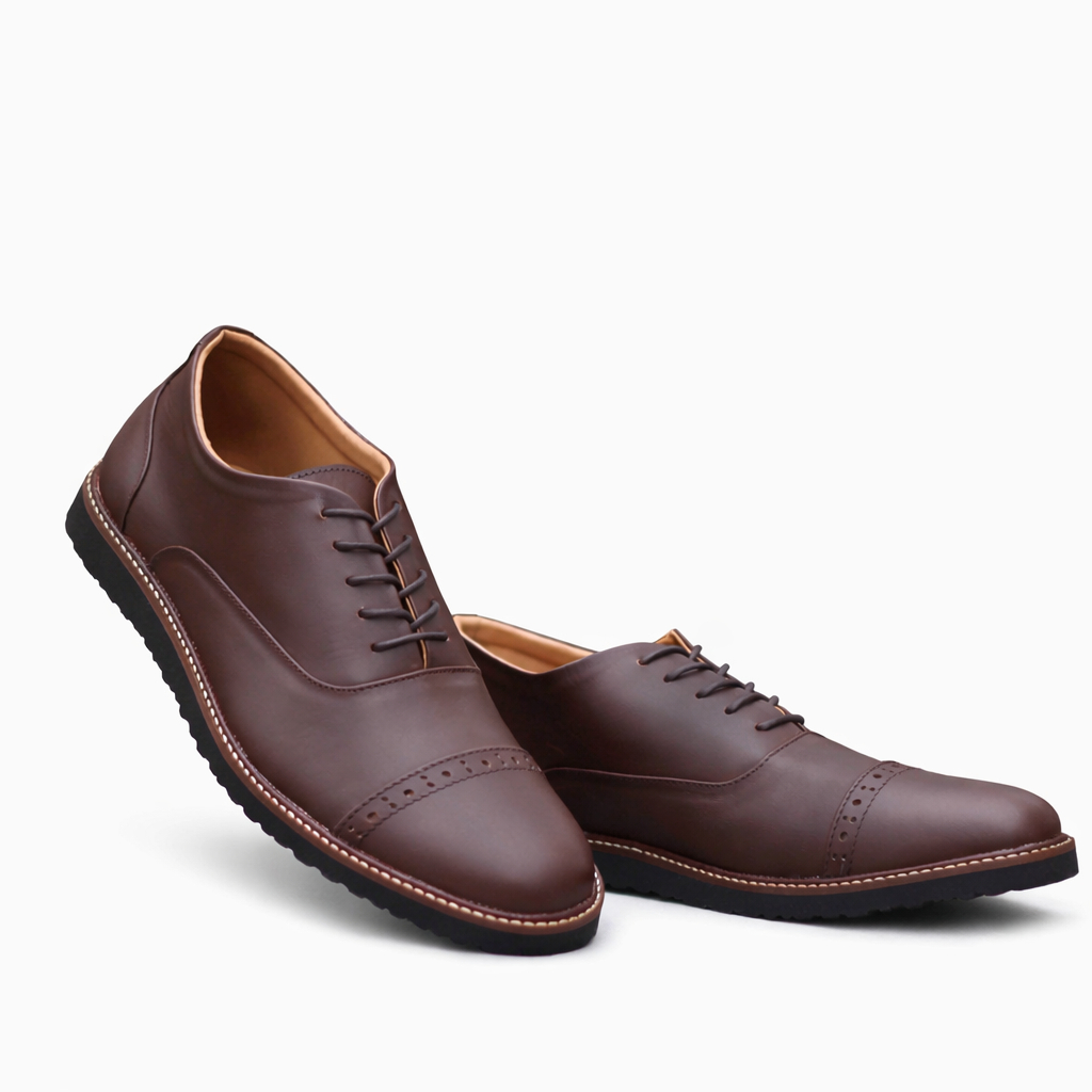 Sepatu Kulit Pria Big Size 44-48 – Oxford Formal Elegan Premium Nyaman & Stylish