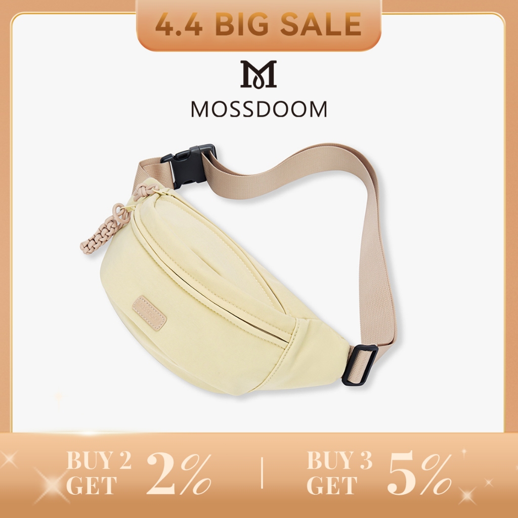MOSSDOOM Tas Pinggang Serbaguna Klassy Waist Bag Tas Dada Wanita Kapasitas Besar