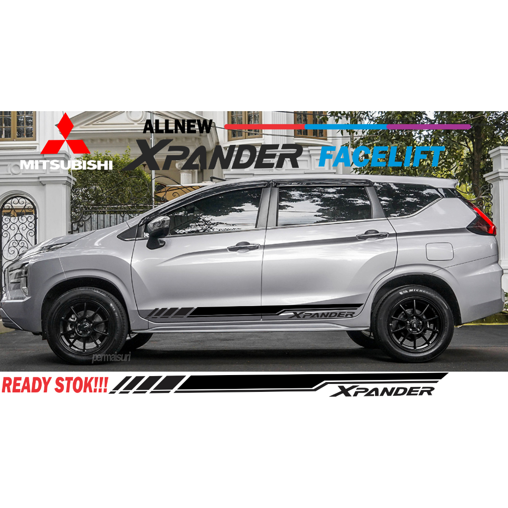 stiker list body samping expander mobil expander stiker cutting mitsubishi expander