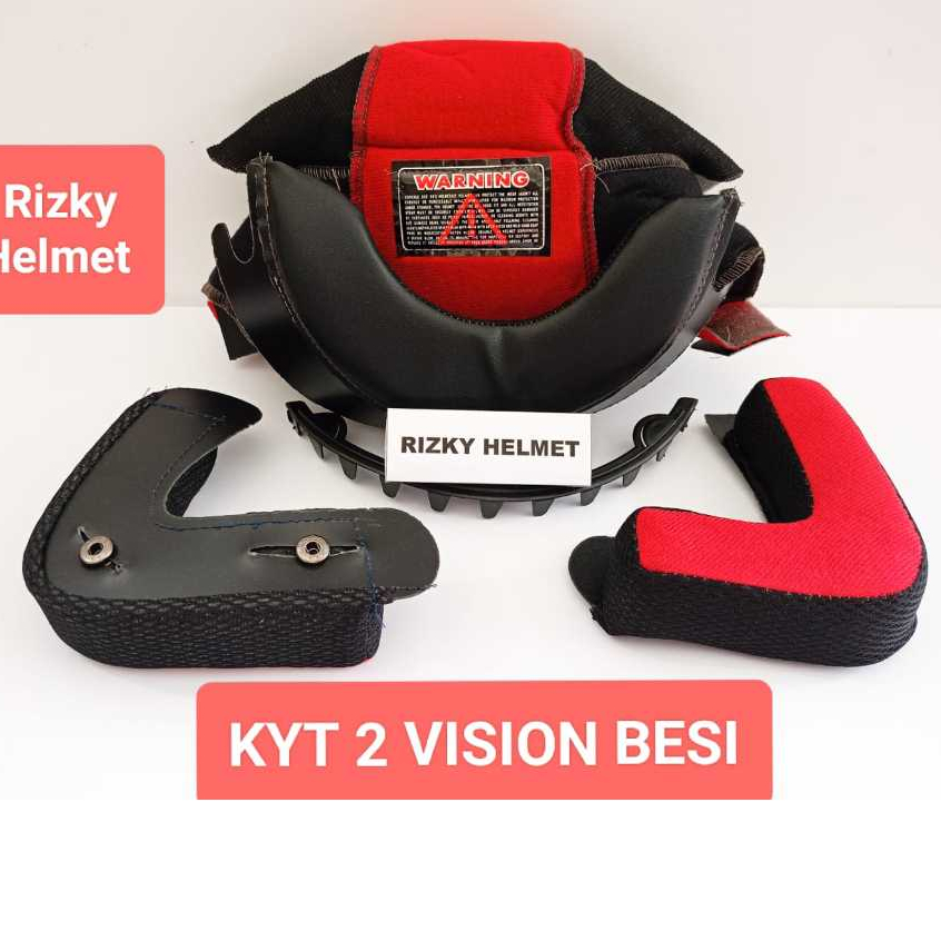 Busa Helm KYT 2Vision Kancing Besi, Busa Helm KYT 2 Vision Besi