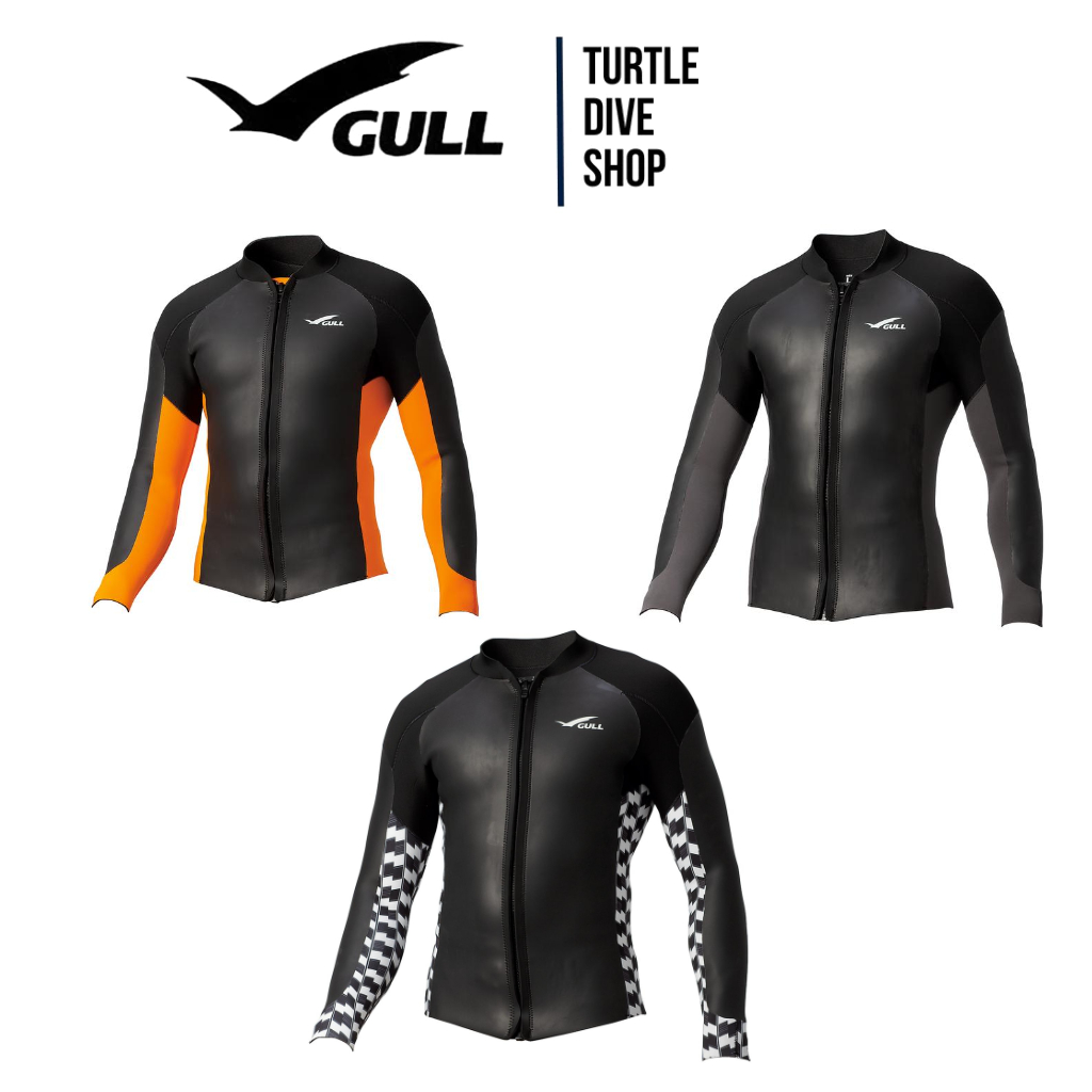 Gull Wetsuit 3MM Skin Jacket Men