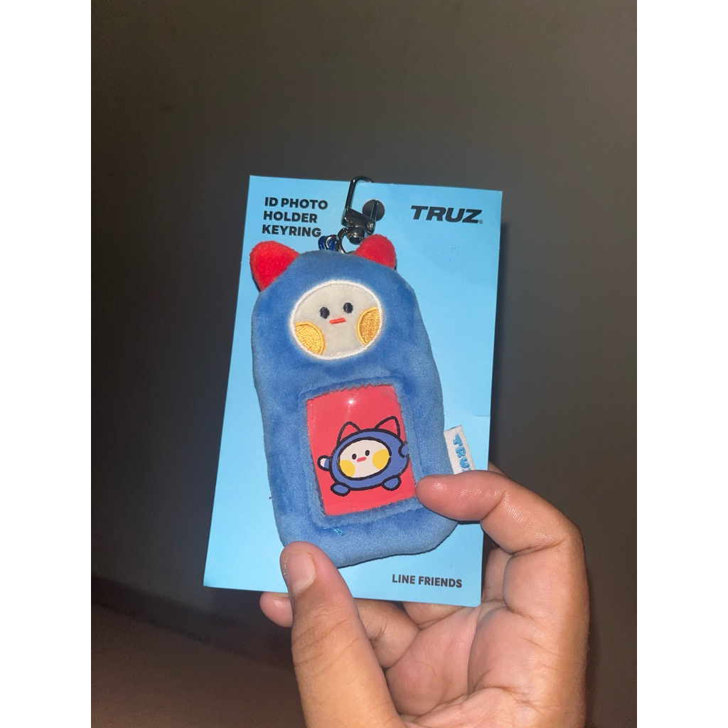 [TRUZ] minini doll photo holder keychain ganci woopy treasure jeongwoo