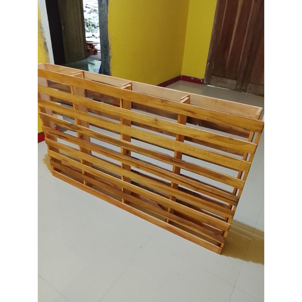 "Dipan Palet Solid 11 cm-Tempat Tidur Lesehan Minimalis & Anti Rayap"