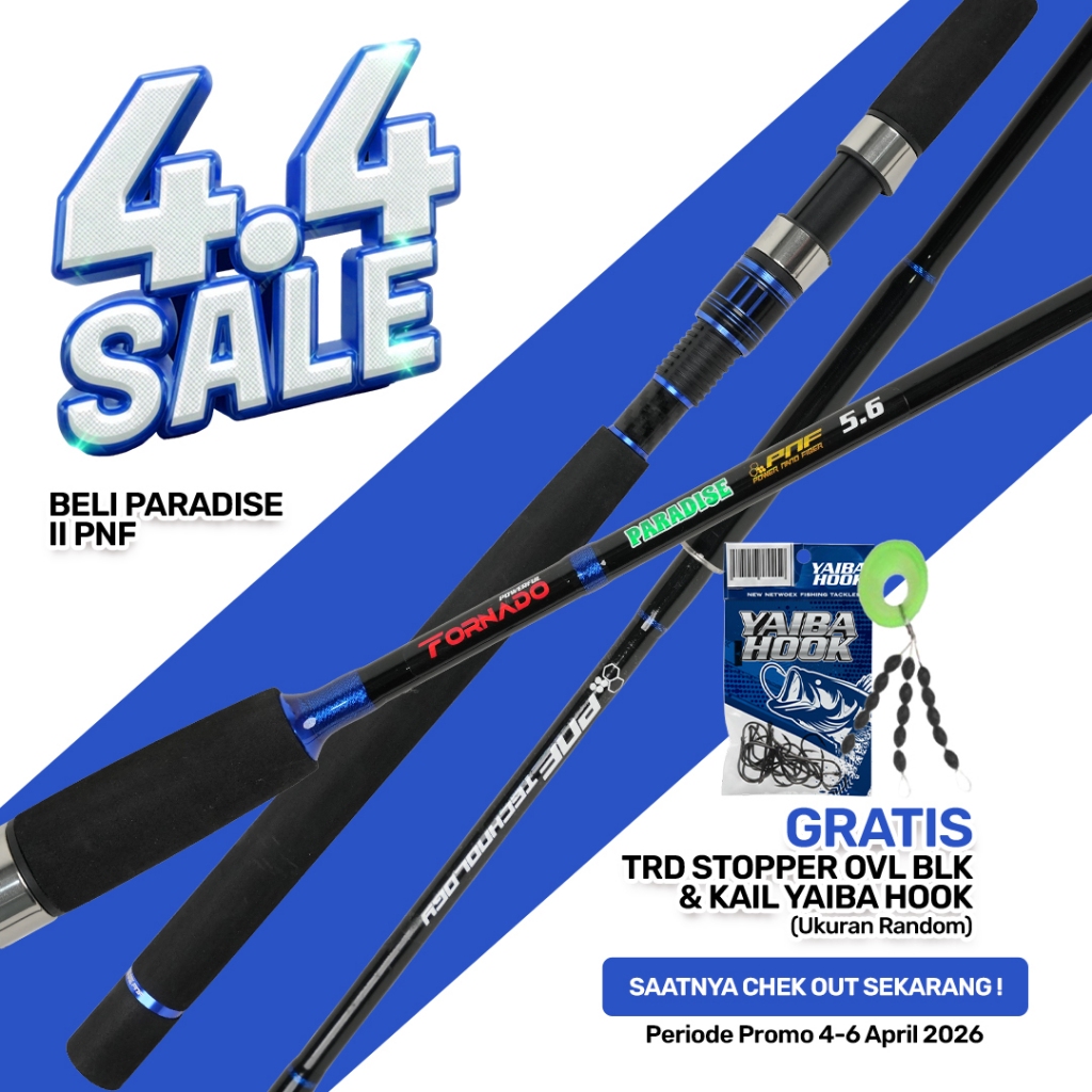 Paradise Joran Pancing Paradise II  PNF Power Nano Fiber Joran Pancing fiber Kuat Presisi Full EVA