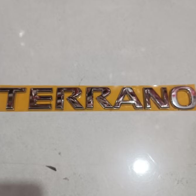 emblem tulisan TERRANO NISSAN ORIGINAL