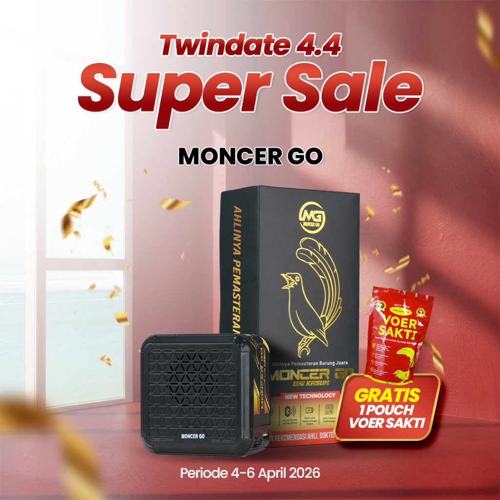 [KHUSUS LIVE] Moncer Go Speaker Pemasteran Burung Teknologi Terbaru