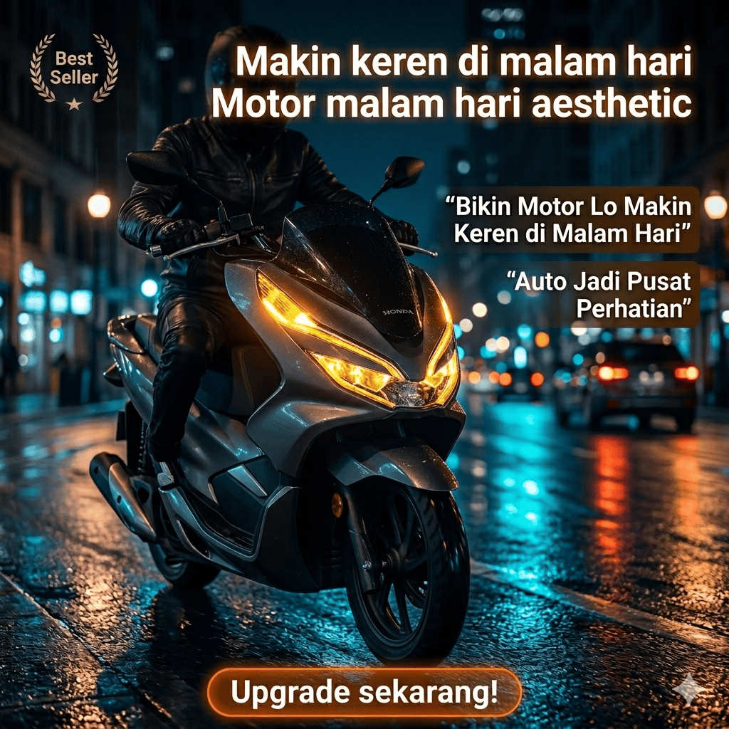 Lampu Sein Motor LED Dajjal Upgrade Terang  Flasher
