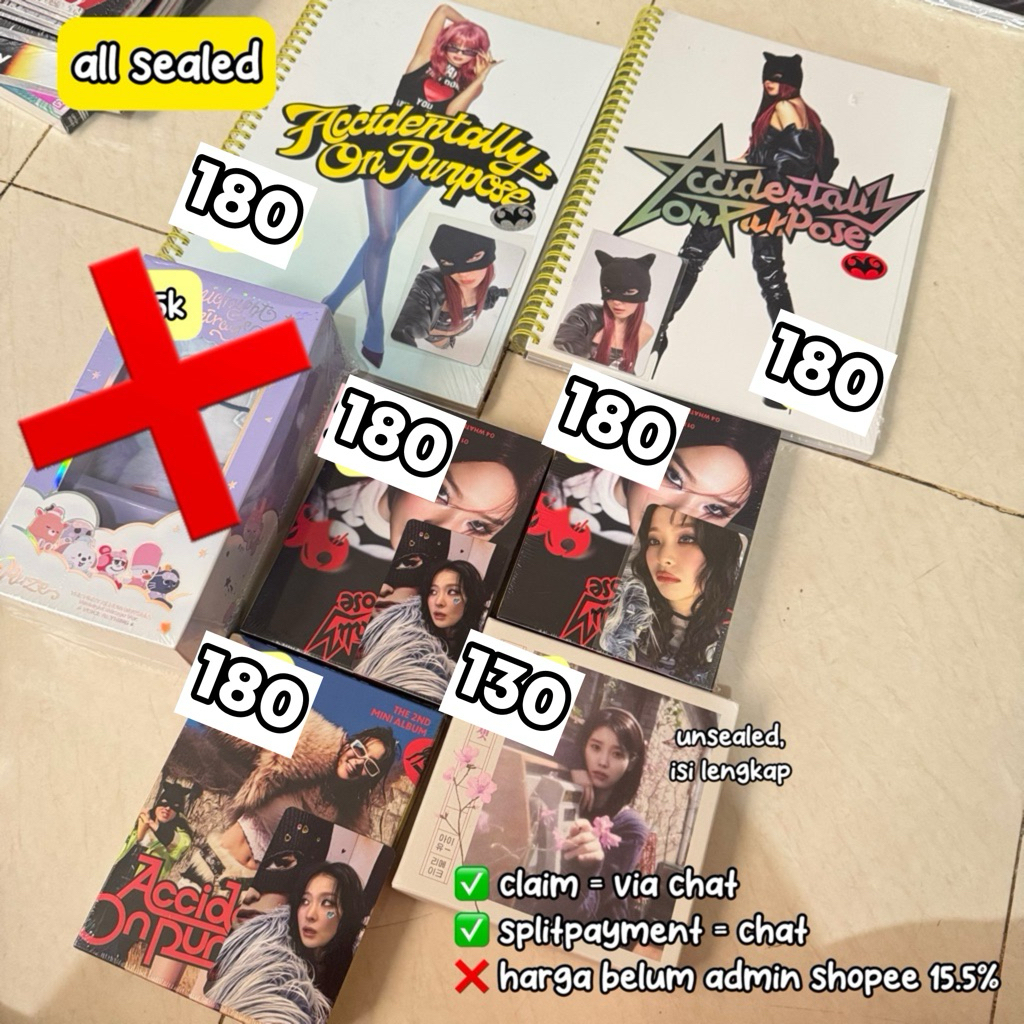 [ready] album pc photocard seulgi red velvet iu odyssey shotaro midnight mirage accidentally on purp
