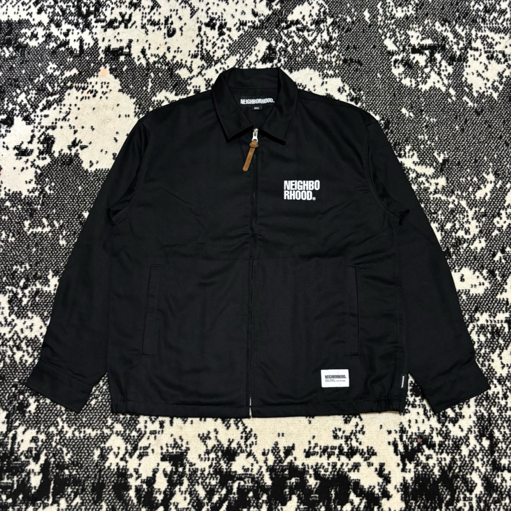 NEIGHBORHOOD ZIP WORK JACKET BLACK