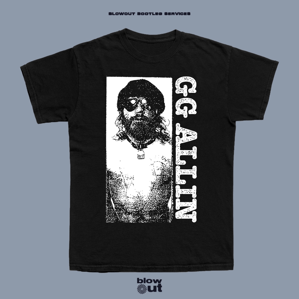 Kaos Band GG ALLIN - Macho Man T-Shirt Baju Band Punk