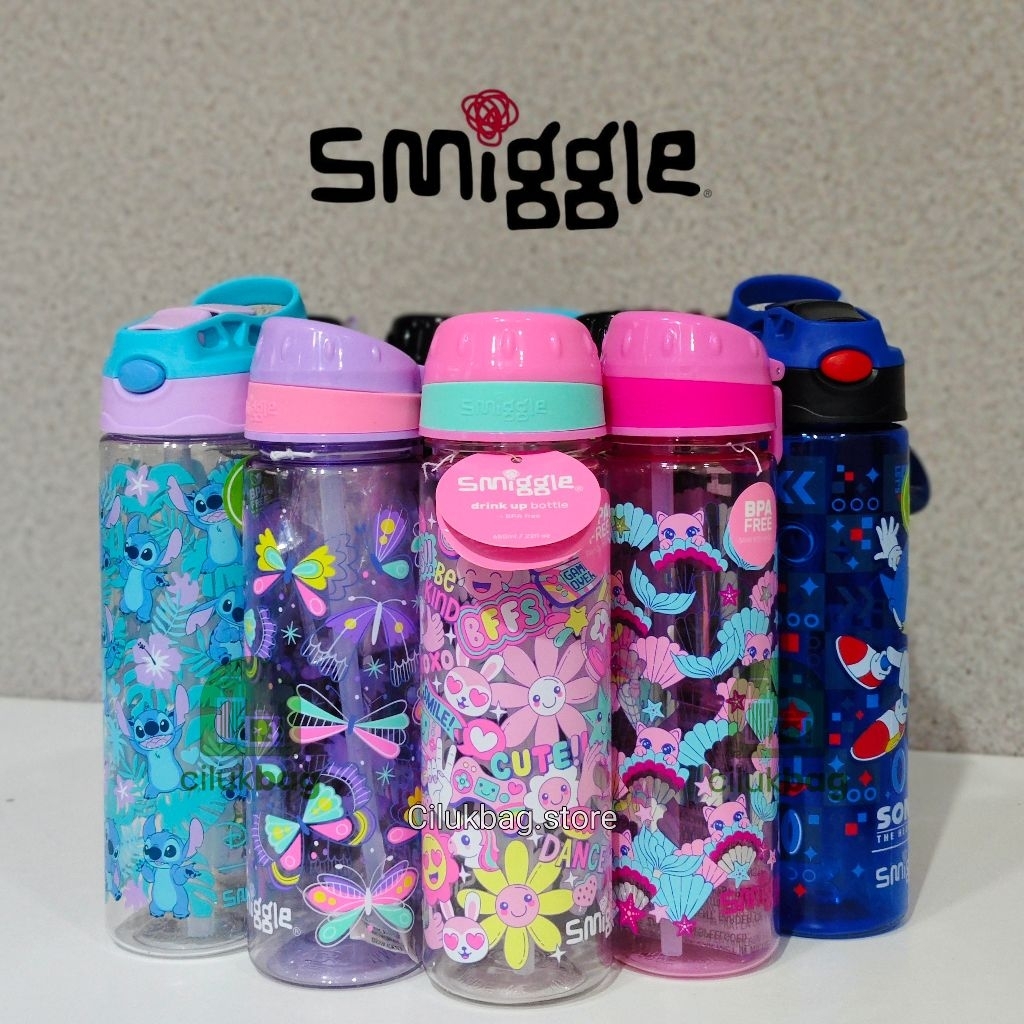 Smigle Bento Lunchbox Tempat Bekal Bento Botol Minum Cewek Cowok
