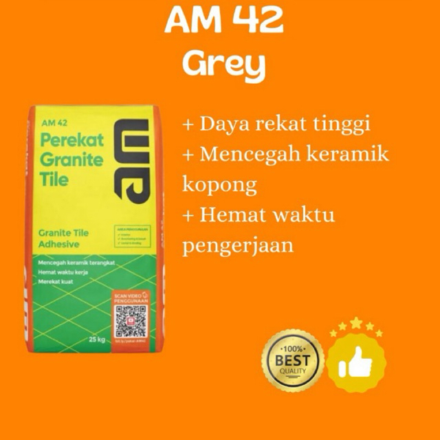 Am 42 Perekat Granit Tile 25kg