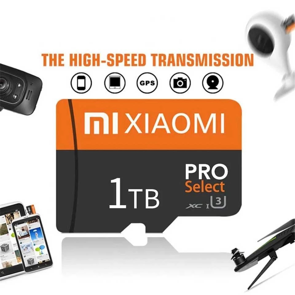 Xiaomi Memory Card 2TB 1TB 512GB 256GB Class10 micro SD U1 Card for hp Car Devices Drones CCTV