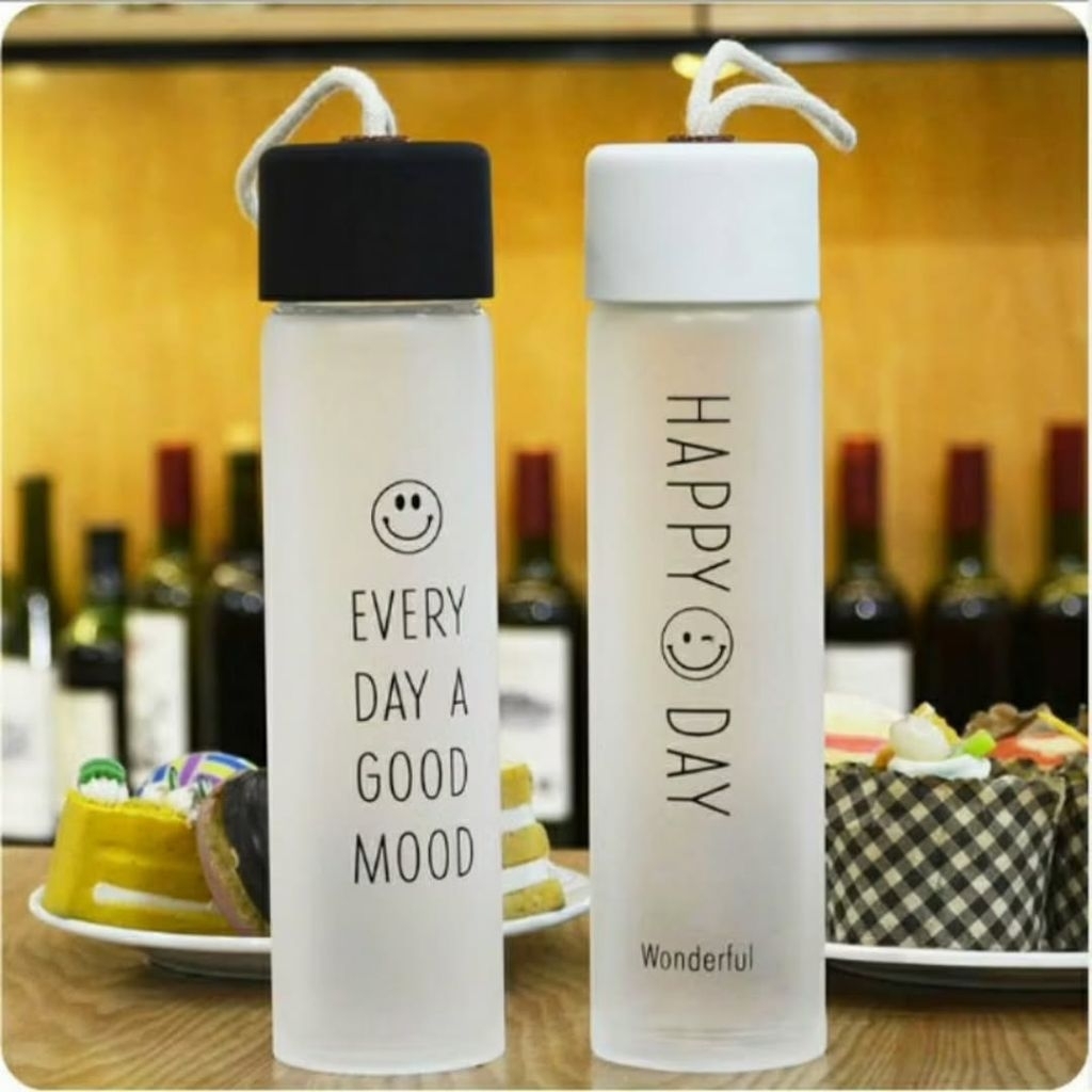 Tumbler Doff, Botol Lucky Day, Botol Good morning, Tumbler kaca