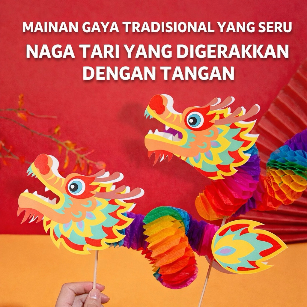 DIY Barongsai Mainan Edukasi Anak Hiasan Imlek