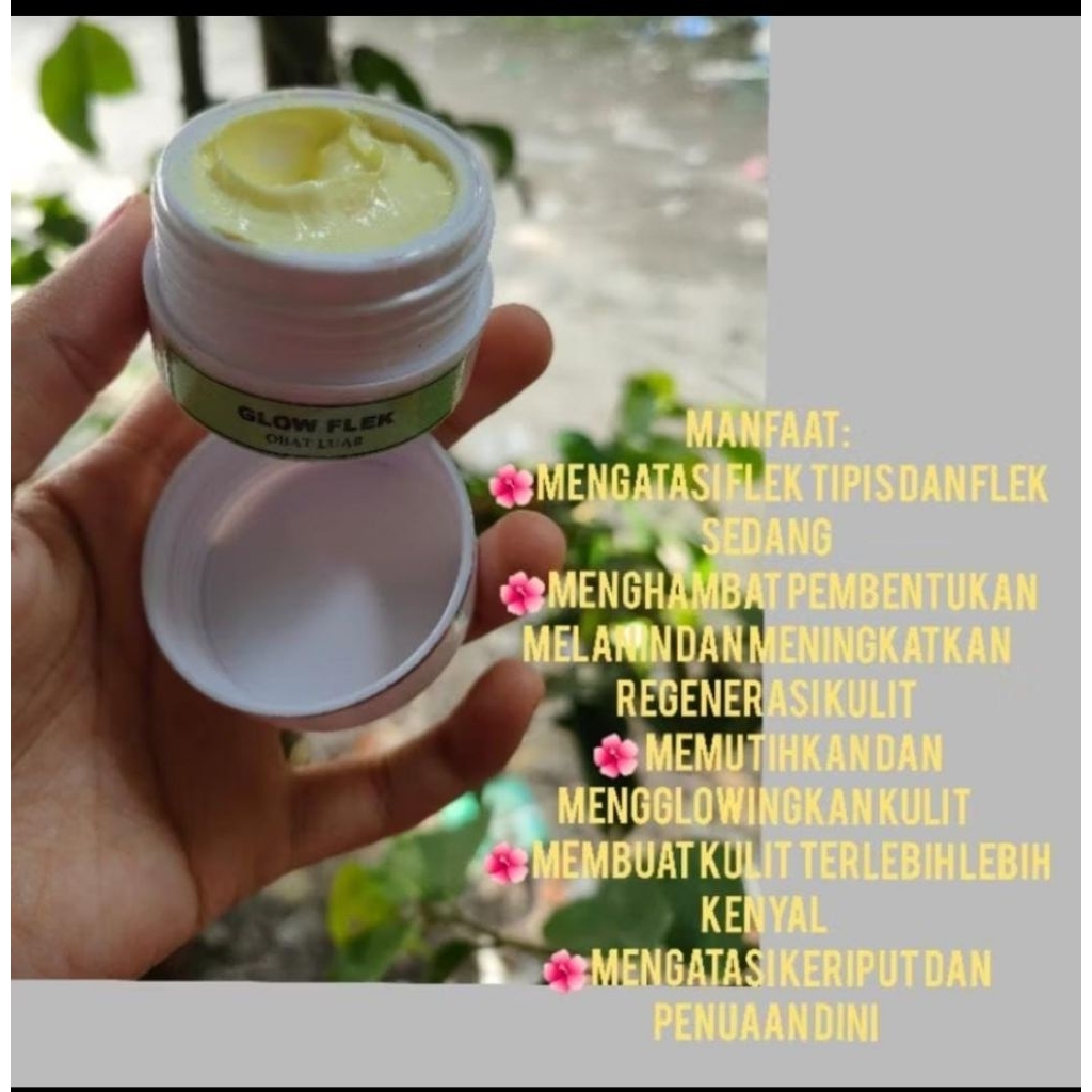 GLOW FLEK | CREAM GLOW FLEK | STIKER BARU