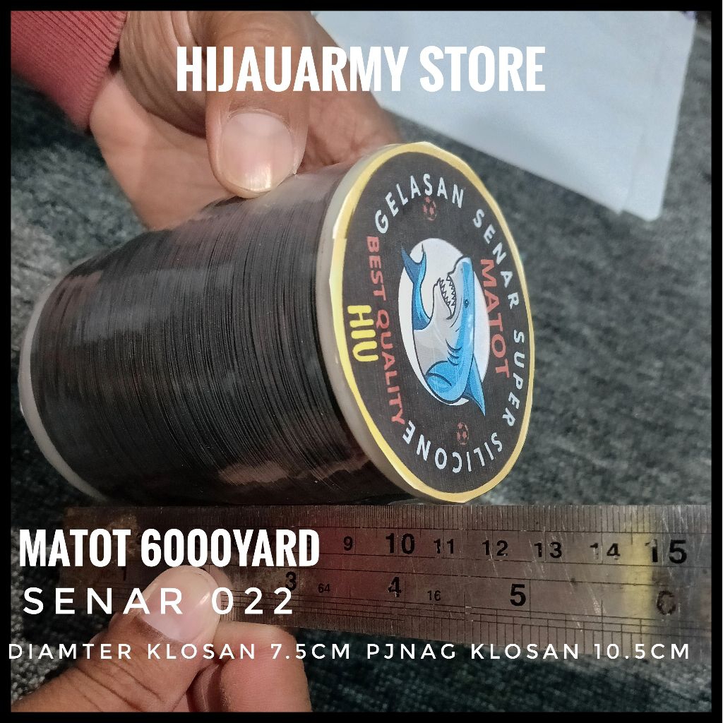 GELASAN SUPER MATOT  buat aduan layangan  / gelasan matot 6000yard jenis 0.22 / gelasan layangan tur