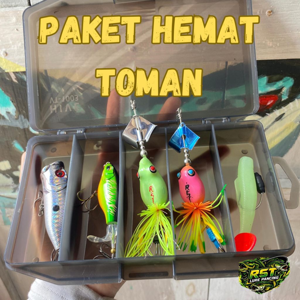 paket hemat lure umpan toman gabus