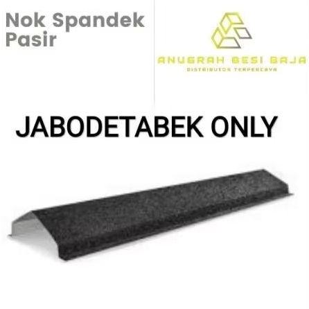 Atap Nok Spandek Pasir/ Talang Juray 0.35 Panjang 3 meter | AP