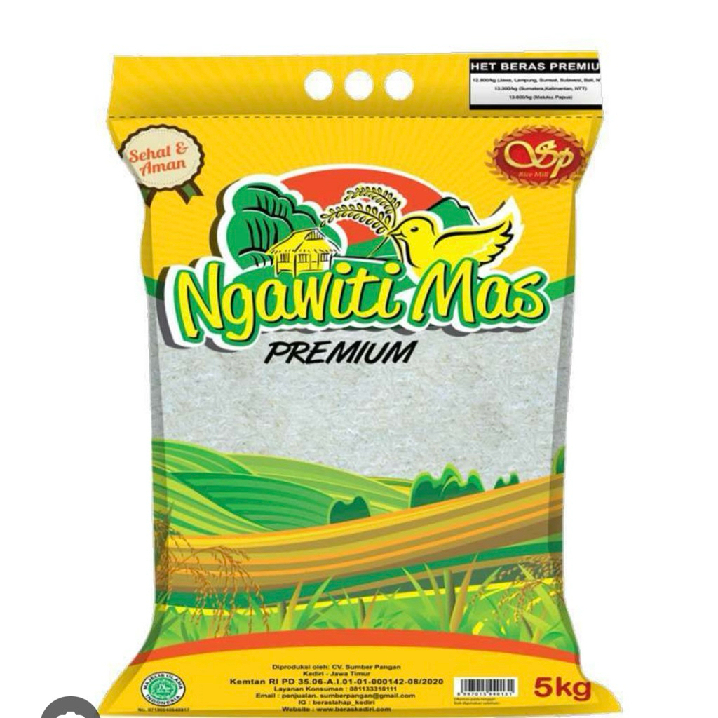 beras premium ngawiti mas