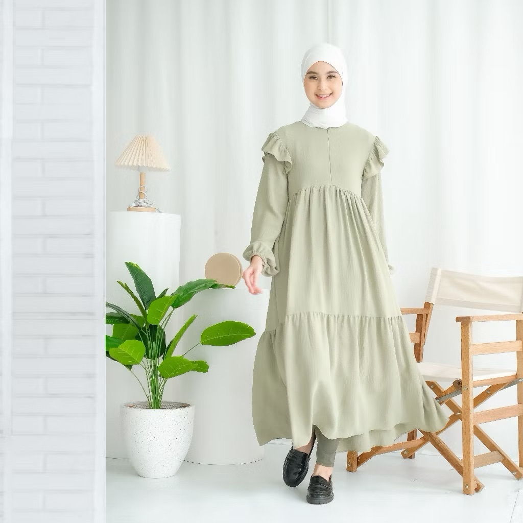 Nakamolo - Dress Abaya Tunik Sage
