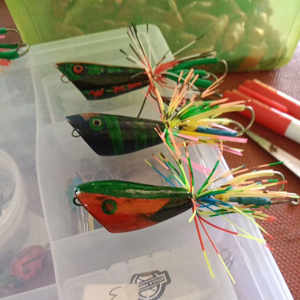 geol 4cm umpan casting gabus dan toman