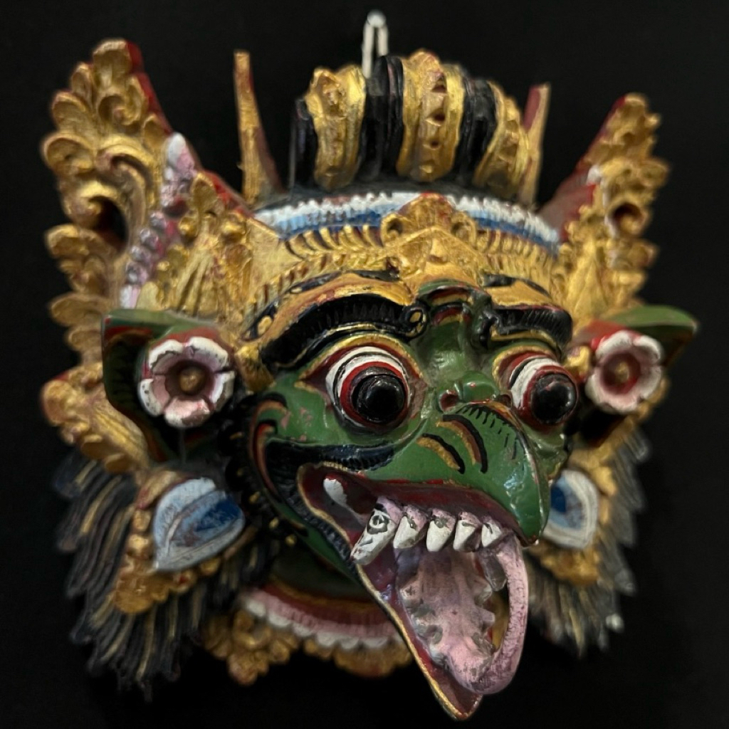 Topeng kayu garuda bali dekorasi ukiran bali