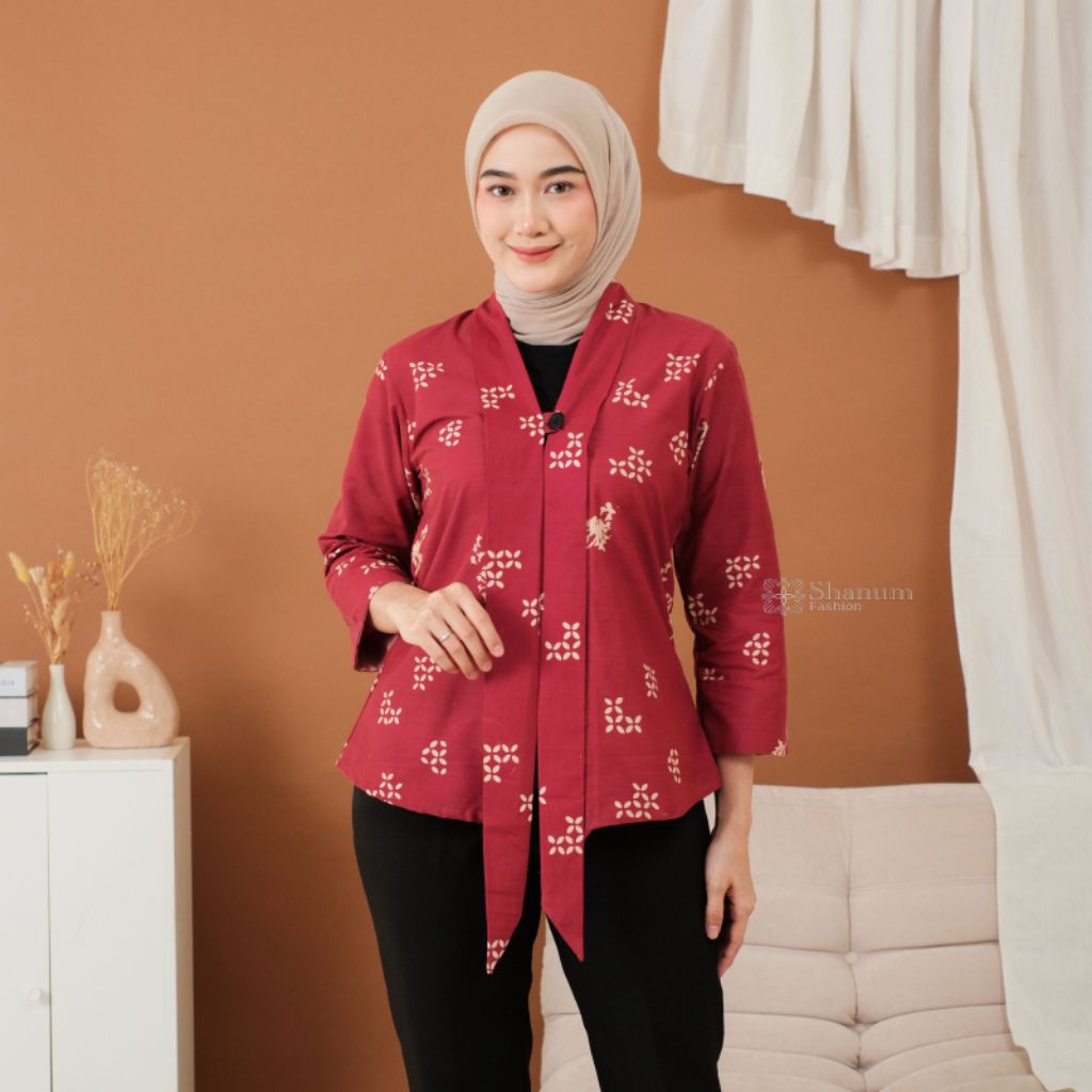 KALA Outer Batik Wanita Lengan Panjang
