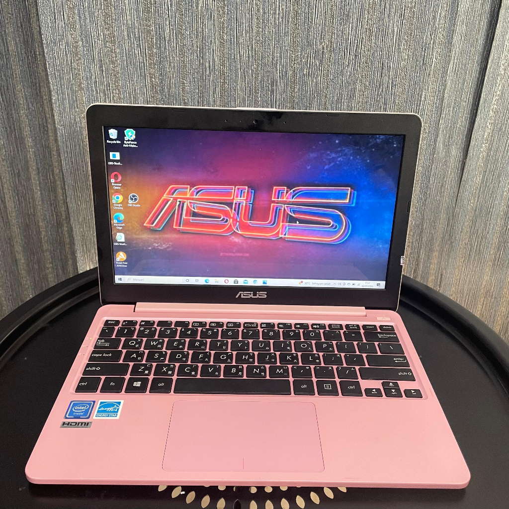 Notebook Asus E203MAH, Celeron-N4000, Intel UHD Graphics 600, Ram 4/500gb, Gen Terbaru, Lengkap, Pin