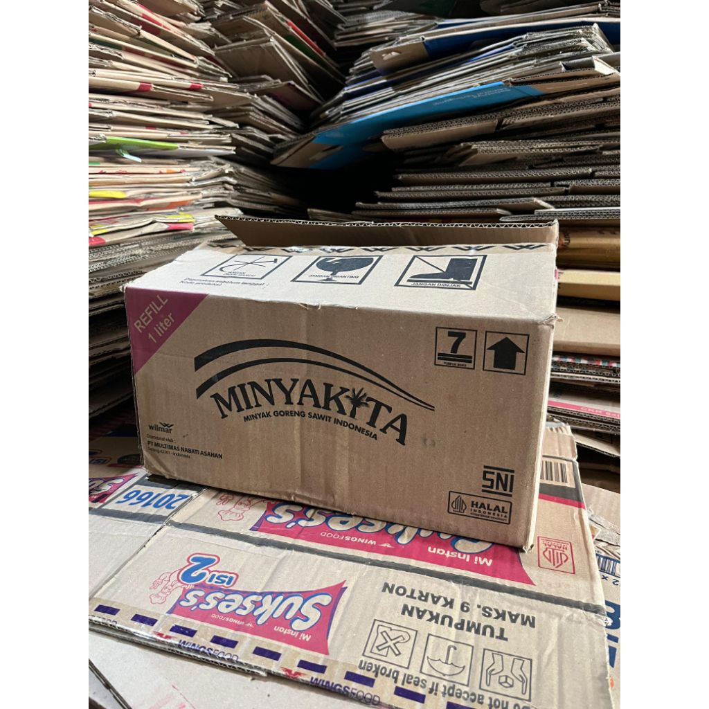 DUS BEKAS MINYAK 1PLY  BERSIH RAPIH KARDUS BEKAS BANDUNG MURAH KARDUS PACKING