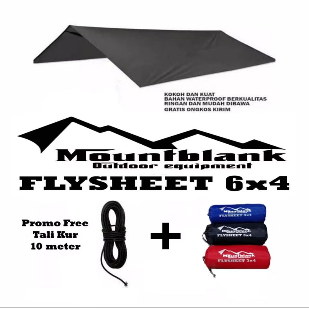 Flysheet Hammock tenda 4x6 / 6X4 waterproof Mountblank original