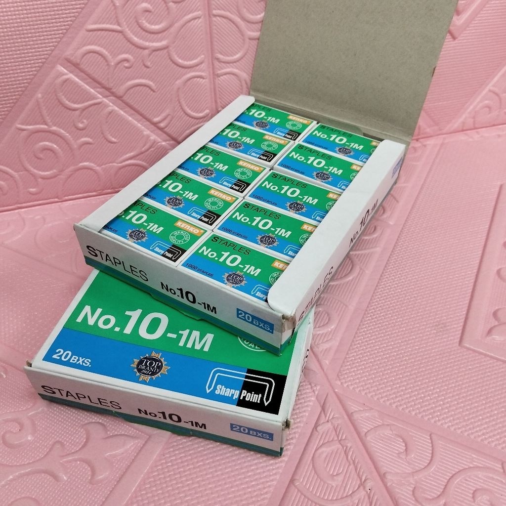 Isi Staples Kecil / Isi Staples Kenko No.10 / Per Dus Isi 20 Pak Kecil