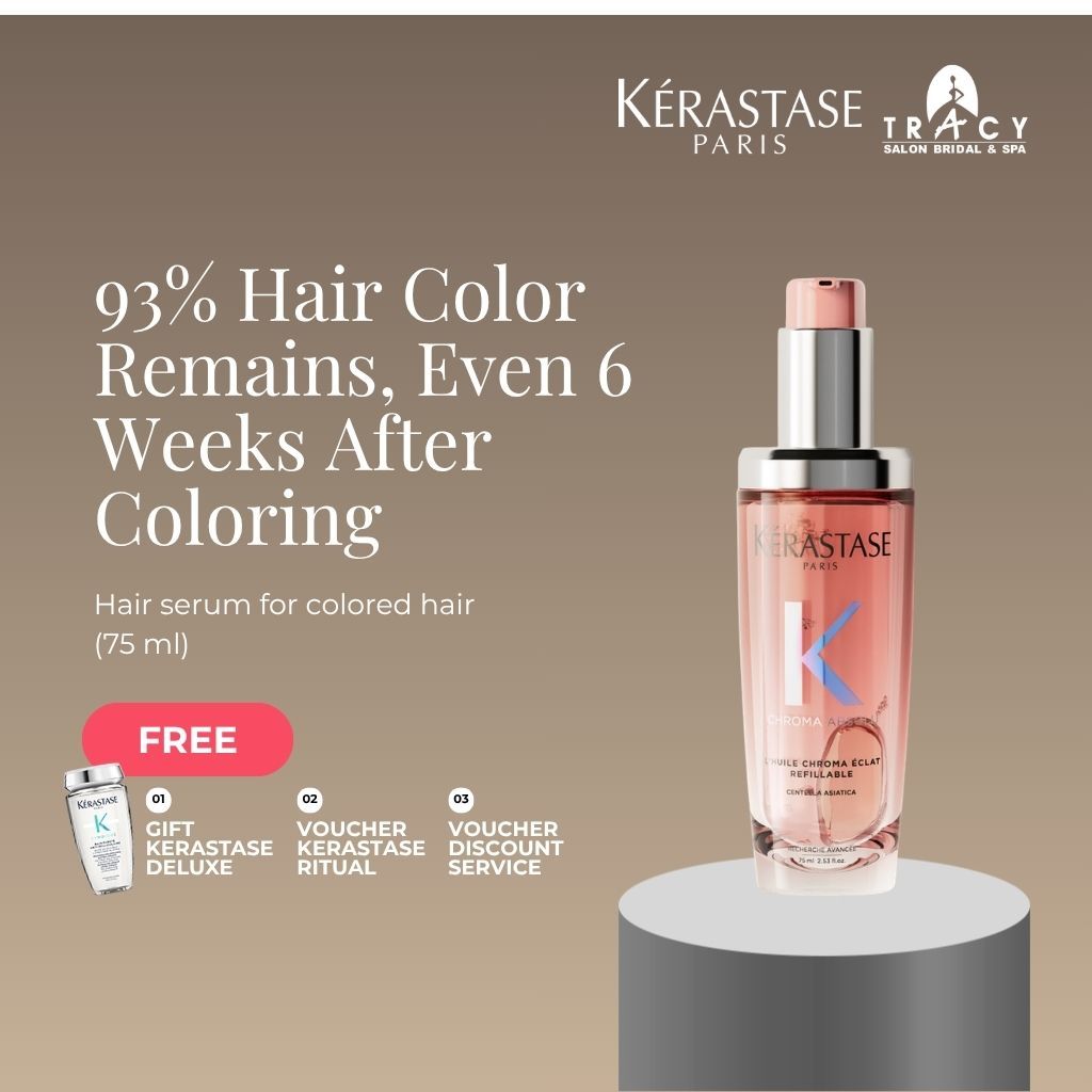 Kerastase Chroma Absolu Hair Oil 75ml Hair Serum for Colored Hair - Serum Rambut untuk Rambut Diwarn