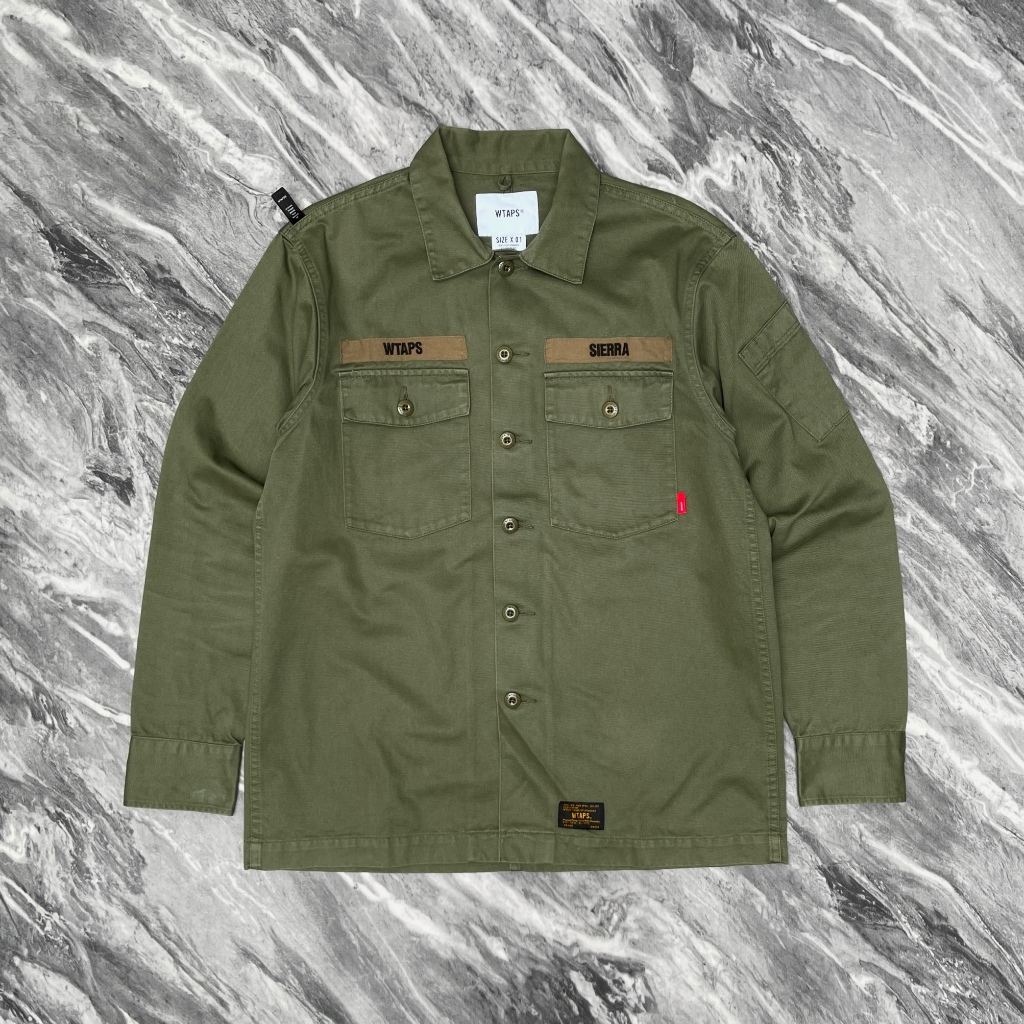 WTAPS Sierra Overshirt Jacket Green Olive