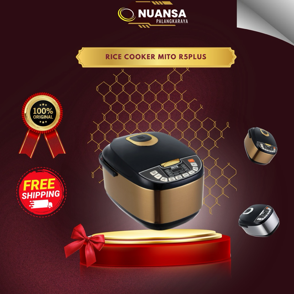MITO-DIGITAL RICE COOKER R5+ MITOCHIBA RICE COOKER MULTIFUNGSI DIGITAL 2L