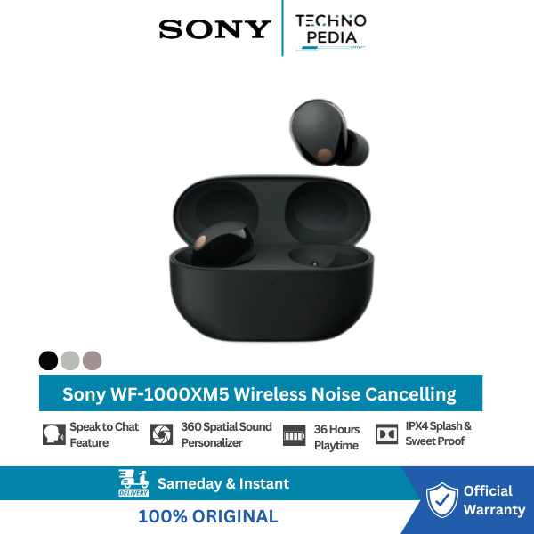 Sony WF-1000XM5 / WF1000XM5 / WF 1000 XM5 - ANC TWS Bluetooth Earbuds
