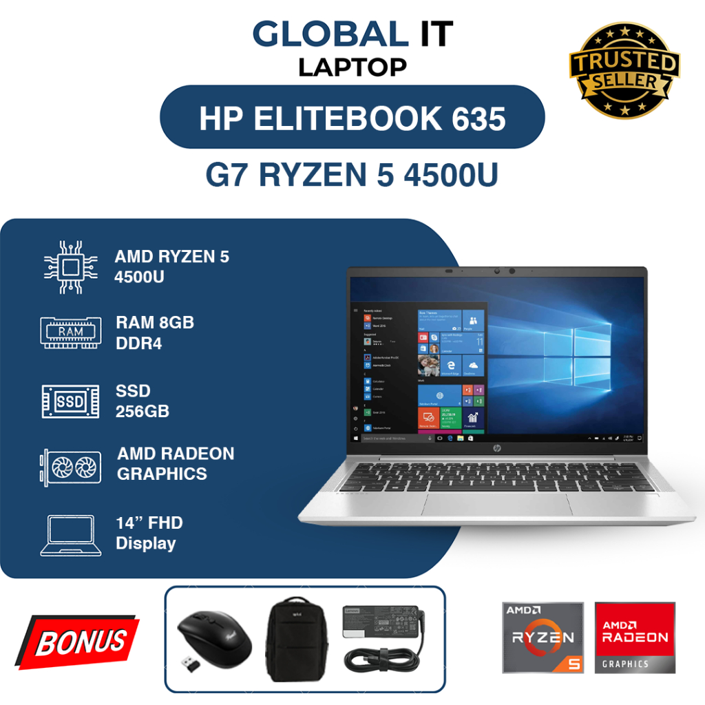HP PROBOOK 635 AERO G7 RYZEN 5 4500U 8/256GB