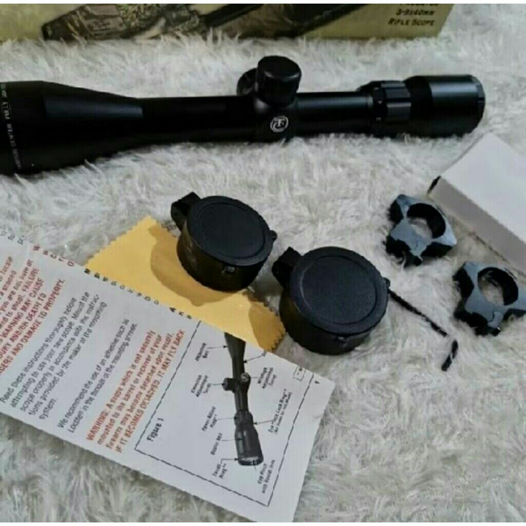 Teleskop Thomson Predator 3-9x40 HK Number Mildot Original – Scope Senapan Angin