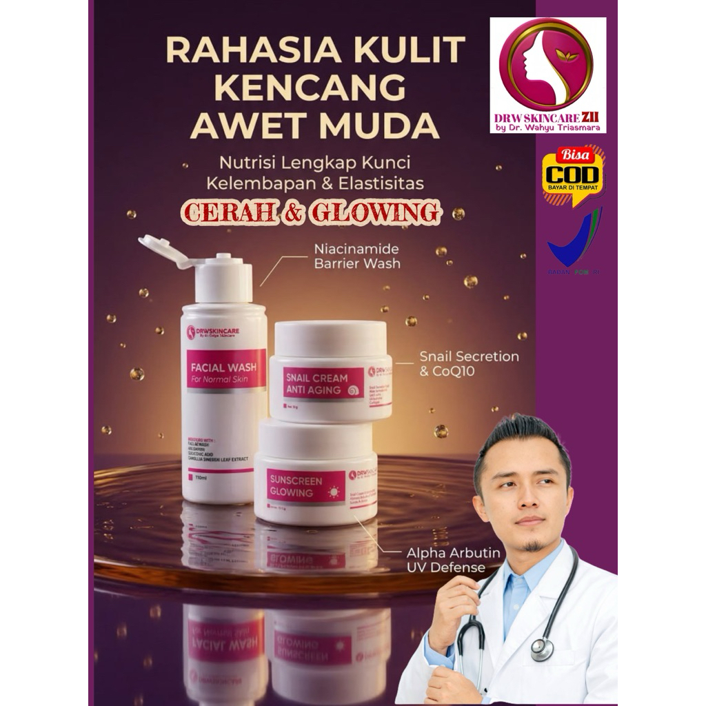 DRW Skincare Paket SNAIL CREAM