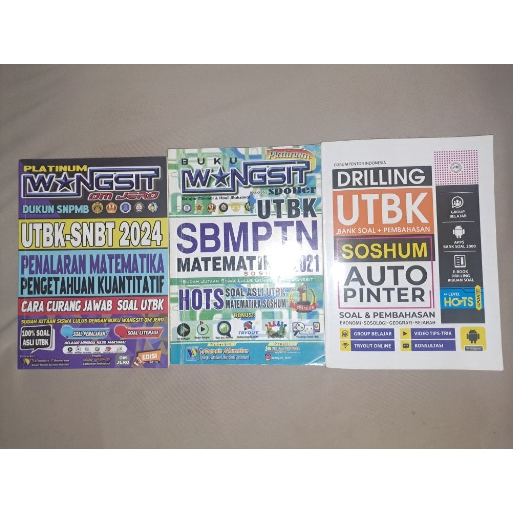 Preloved Buku Wangsit UTBK-SNBT 2024