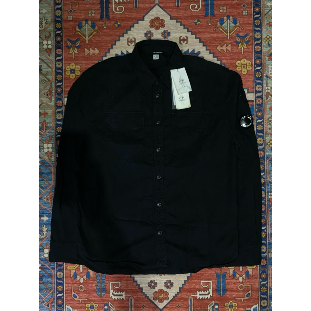 Overshirt Button Cp Company Black