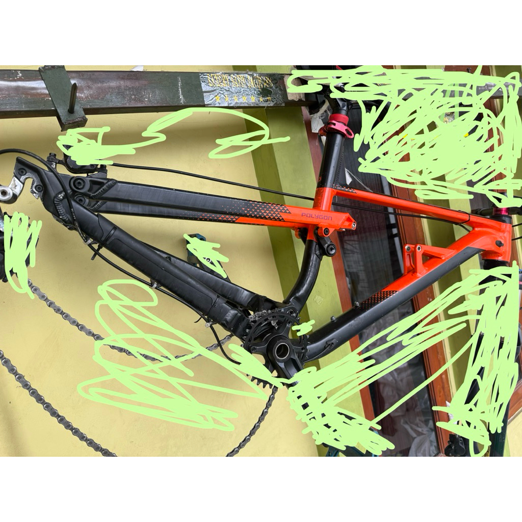 frame polygon siskiu d5 size M