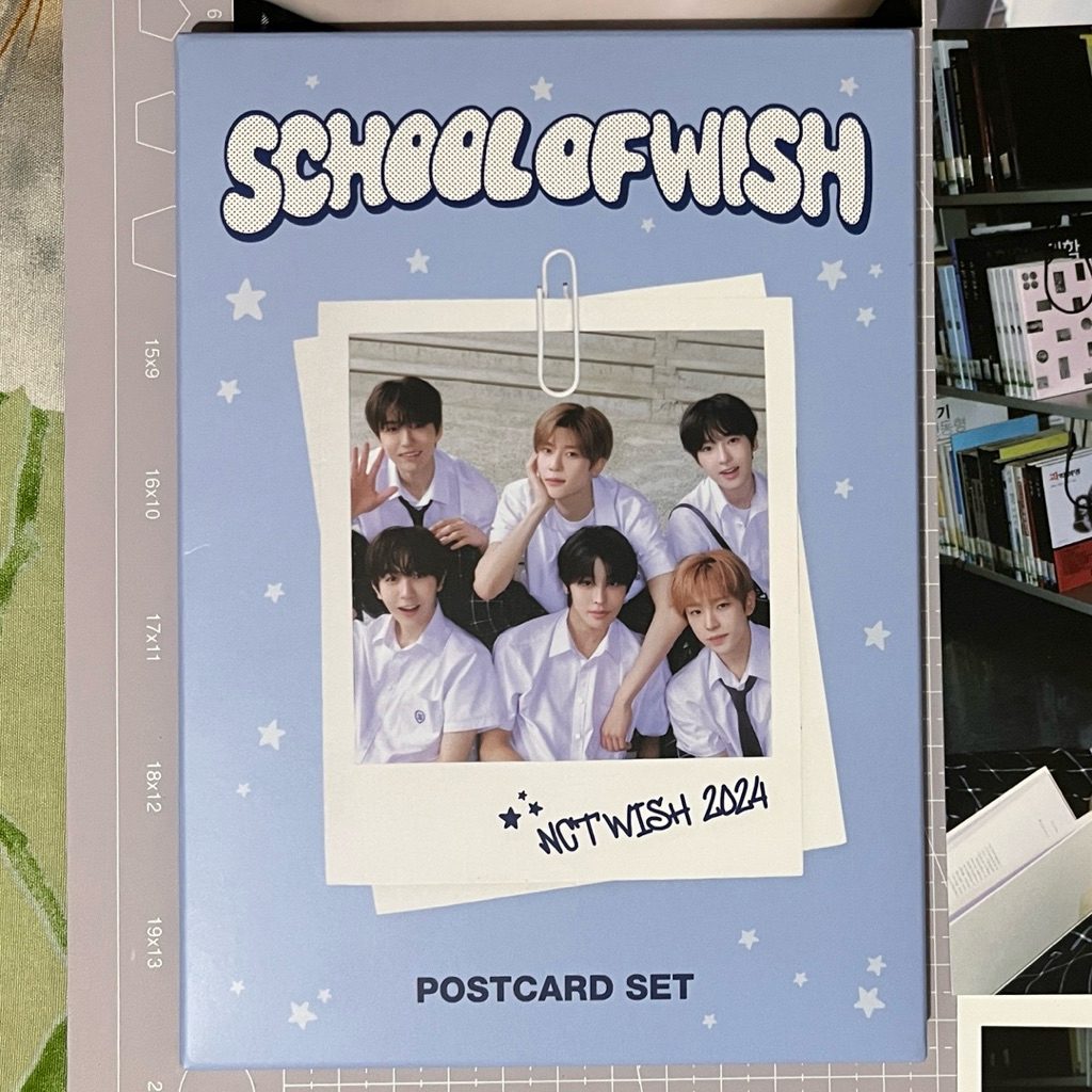 (OFFICIAL) POSTCARD NCT WISH [ SCHOOL OF WISH ] SION SET ( UNSEALED )