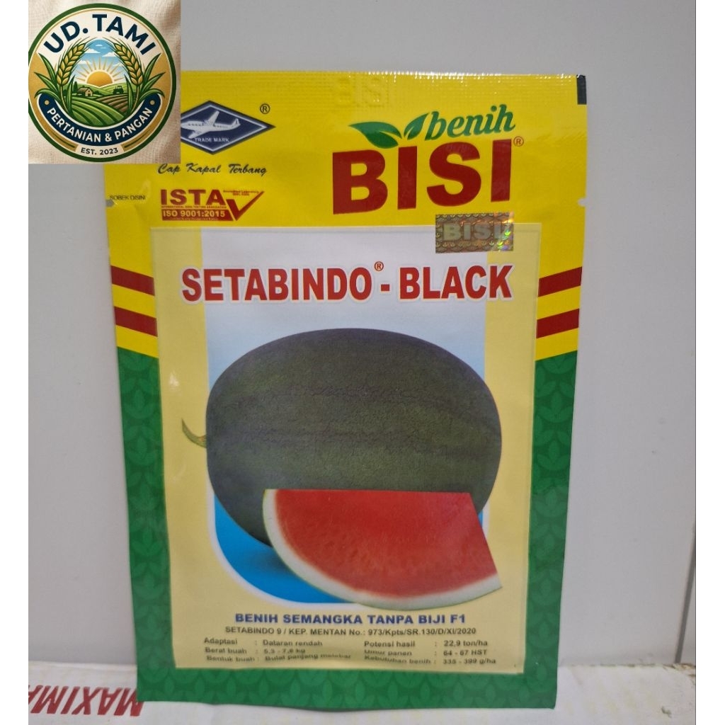 Benih Semangka Non Biji Setabindo Black isi 20 Gram