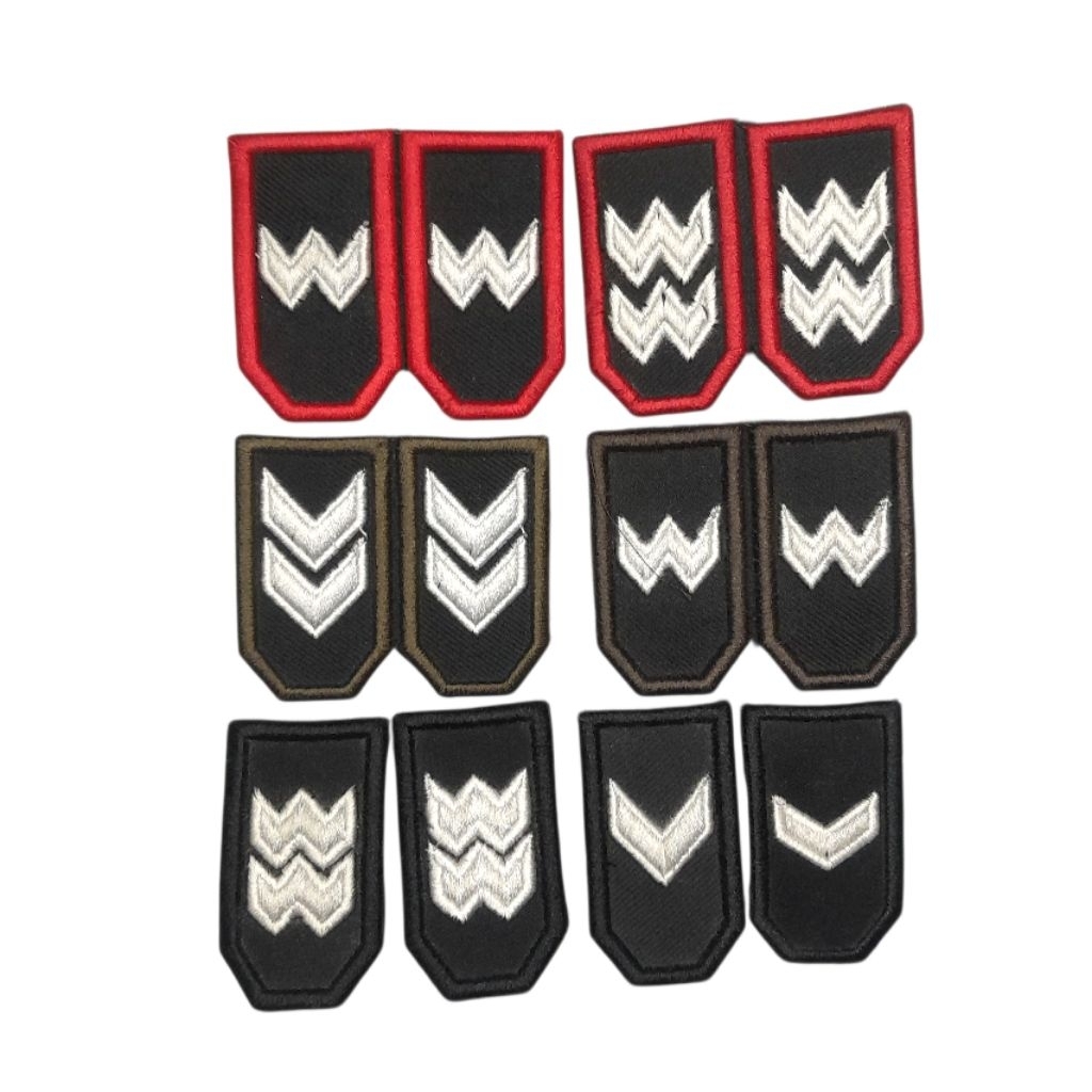 Pangkat Polri Bordir Timbul - BRIPTU BRIPDA AIPTU AIPDA DLL