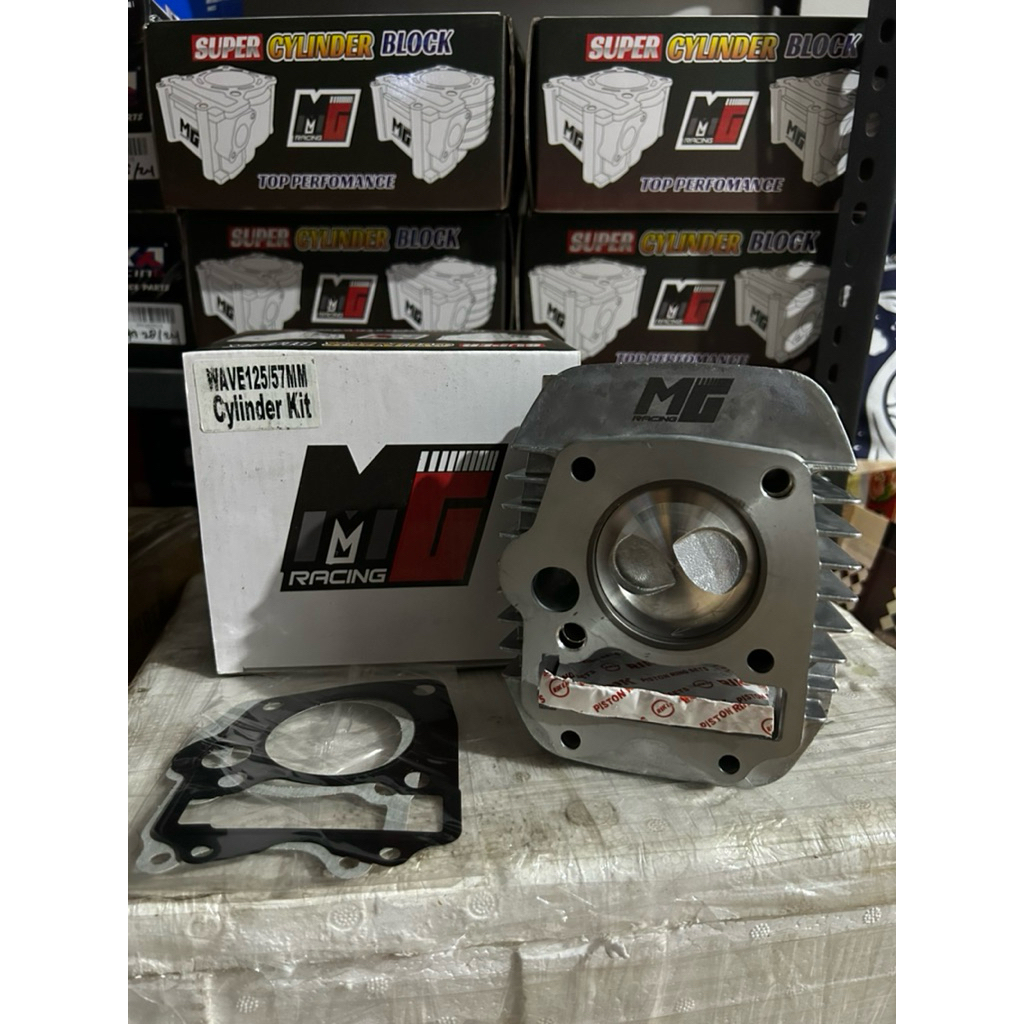CYLINDER BLOK MG RACING KHARISMA/SUPRA 125 57MM