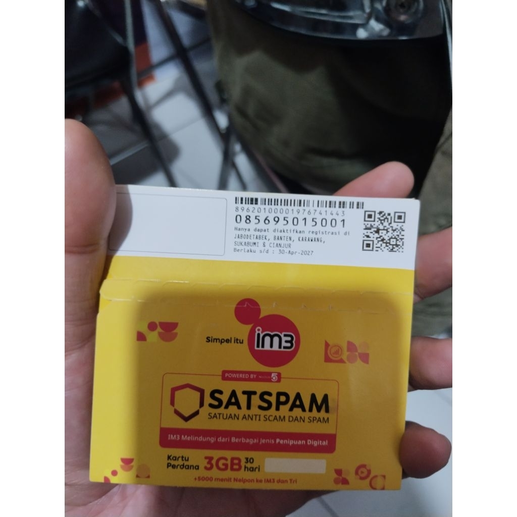 Kartu Perdana indosat 3GB / Kartu perdana IM3 3gb Siap pakai (Baca dulu deskripsi yaa)